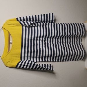 Old Navy Yellow Blue & White Striped Size XS